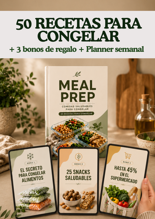 Organiza todas tus comidas de la semana en solo 2 horas y deja de cocinar todos los días.